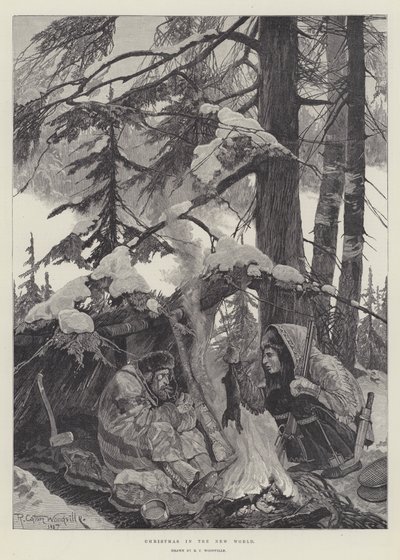 Christmas in the New World by Richard Caton Woodville junior